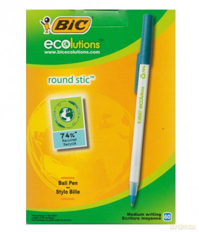 Długopis Ecolutions Round Stic niebieski