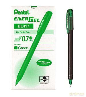 Długopis żelowy BL417 EnerGel zielony