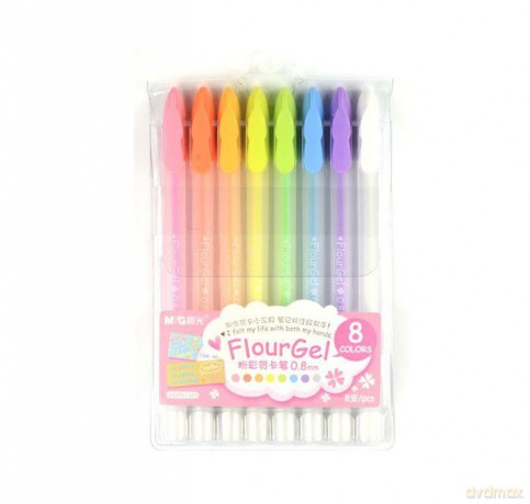 Długopis żelowy Fluo. 8 Kolorów