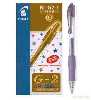 Długopis żelowy G2 Metallic fioletowy