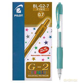Długopis żelowy G2 Metallic zielony