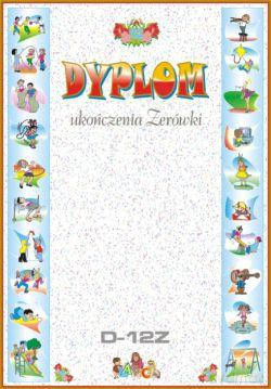 Dyplom ukończenia zerówki