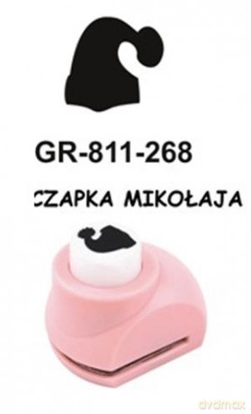 Dziurkacz mały 1,8 cm Czapka Mikołaja