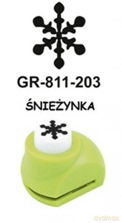 Dziurkacz mały 1,8 cm Śnieżynka