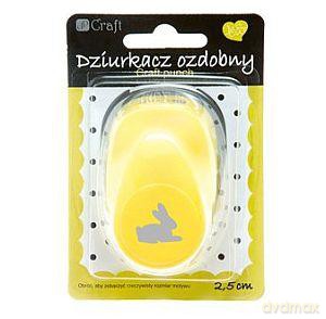 Dziurkacz ozdobny 2,5 cm Królik