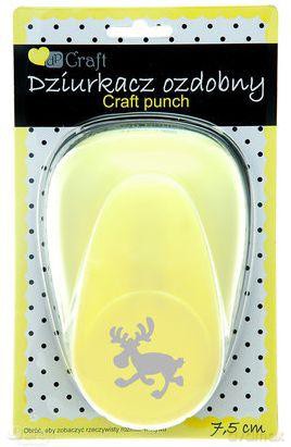 Dziurkacz ozdobny 7,5 cm - Łoś