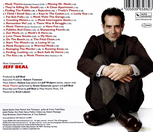 Monk soundtrack (Detektyw Monk) (Jeff Beal) [CD]