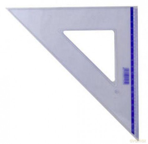Ekierka 25 cm/45 stopni