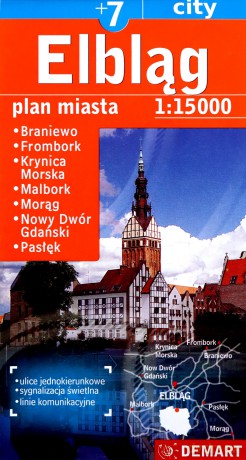 Elbląg. Plan miasta