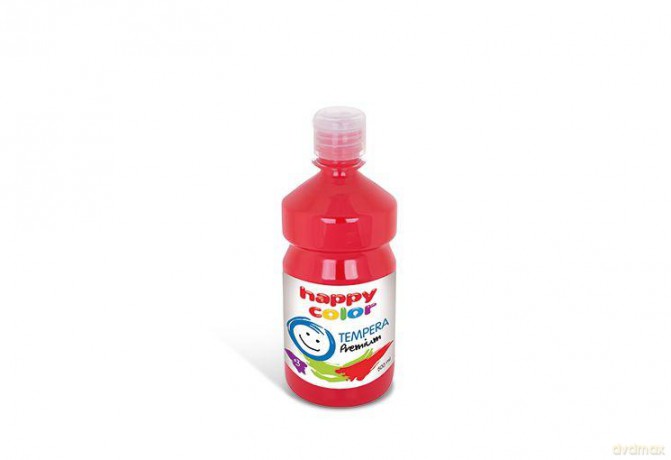 Farba 500 ml czerwona