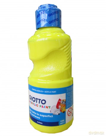 Farba akrylowa - Żółta - 250 ml
