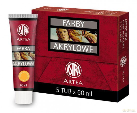 Farba akrylowa 60 ml kadmium żółty ciemny