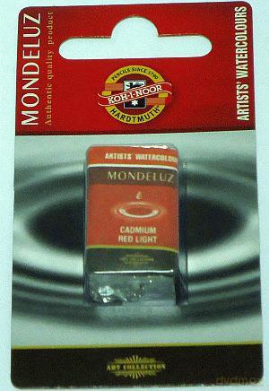 Farba akwarelowa Mondeluz czerwona kadmowa jasna