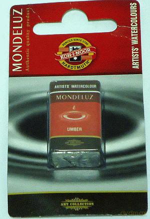Farba akwarelowa Mondeluz umbra
