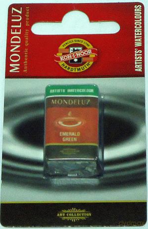 Farba akwarelowa Mondeluz zieleń szmaragdowa