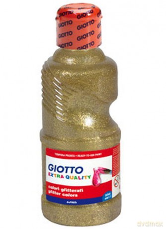 Farba brokatowa Giotto Glitter 250 ml. Złoty