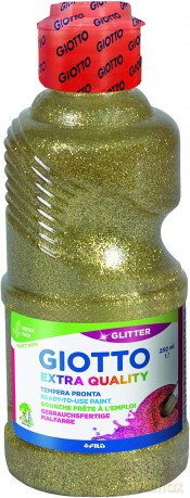 Farba brokatowa Giotto Glitter 250 ml. Złoty