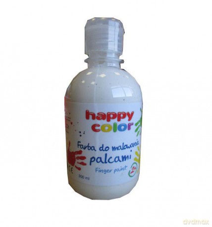 Farba do malowania palcami 300 ml biała