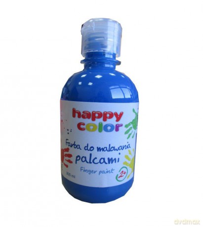Farba do malowania palcami 300 ml niebieska