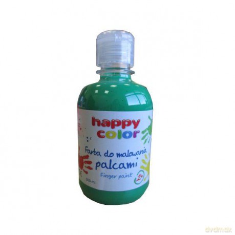 Farba do malowania palcami 300 ml zielona