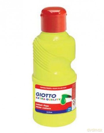 Farba Giotto plakatowa - Żółta - 250 ml