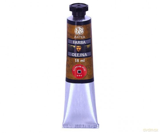 Farba olejna 18ml - czerwona jasna