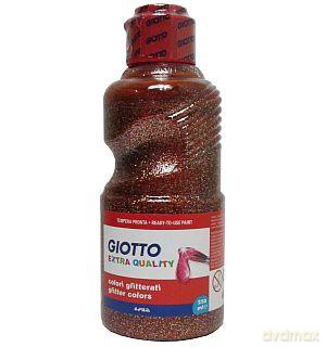 Farba plakatowa 250 ml brokatowa brązowa