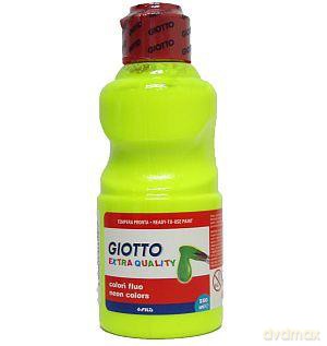 Farba plakatowa 250 ml fluo żółta