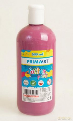 Farba plakatowa 500 ml różowa
