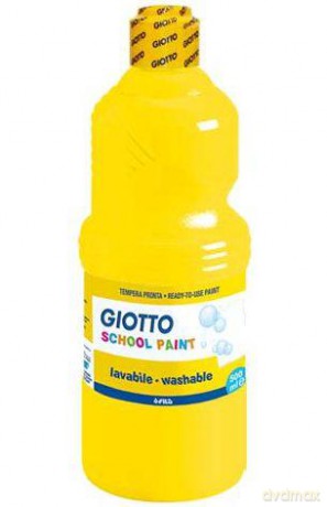 Farba szkolna żółta 500 ml