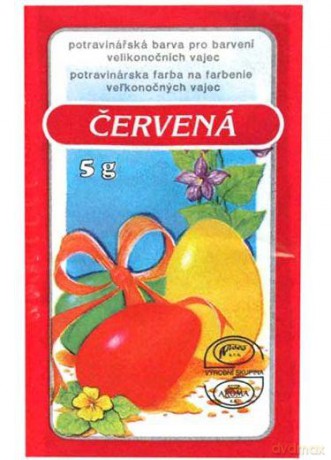 Farby do jajek 701 czerwona 5 g