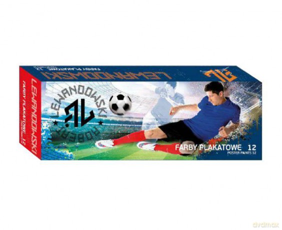 Farby plakatowe 12 kolorów 20 ml Robert Lewandowski
