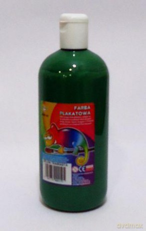 Farby plakatowe 500 ml ciemna zieleń