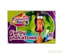 Farby plakatowe 6 kolorów 20 ml