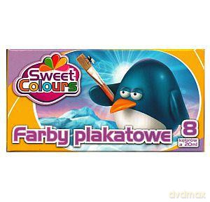Farby plakatowe 8 kolorów/20 ml