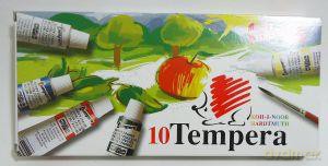 Farby Tempera 10 kolorów