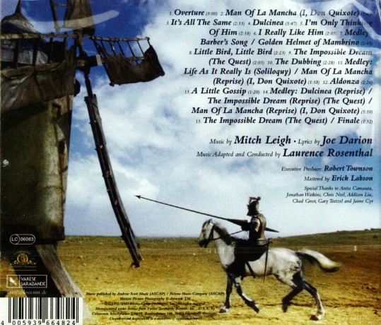 Man Of La Mancha soundtrack (Człowiek z La Manchy) (Mitch Leigh) [CD]