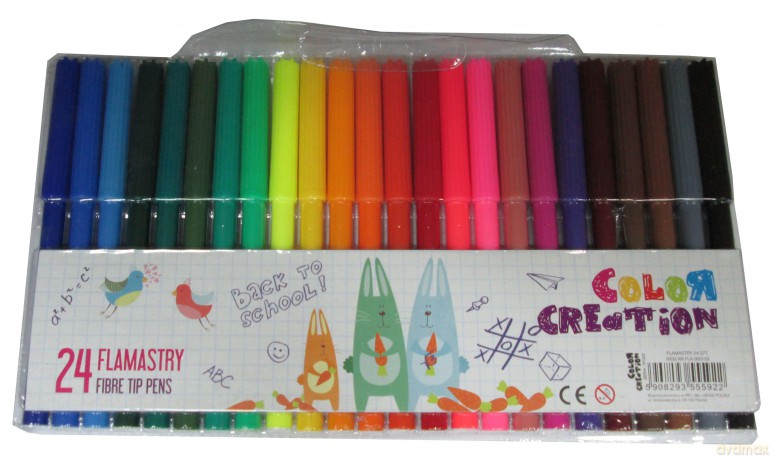 Flamastry 24 kolory Color Creation