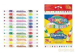 Flamastry dwustronne Colorino Kids 12/24 kolory