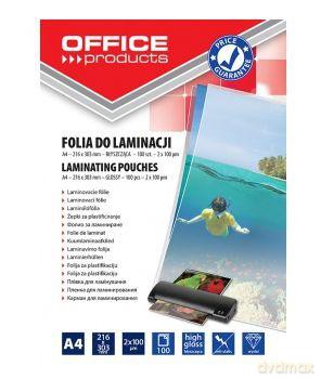 Folia do laminowania A4 błyszcząca transparentna