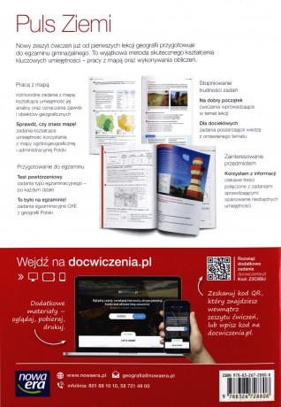 Geografia Puls ziemi Gimnazjum klasa 3 ćwiczenia - Ryszard Przybył [KSIĄŻKA]