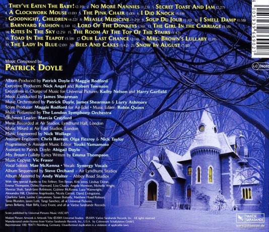 Nanny Mcphee soundtrack (Niania Mcphee) (Patrick Doyle) [CD]