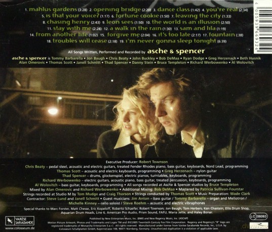 Stay soundtrack (Zostań) (Asche & Spencer) [CD]