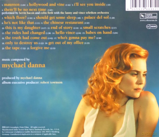 Where The Truth Lies soundtrack (Gdzie Leży Prawda) (Danna Mychael) [CD]