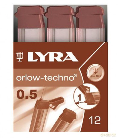 Grafity polimerowe do ołówków automatycznych Orlow-Techno