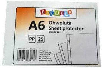 Groszkowa obwoluta na dokumenty A6/25 sztuk