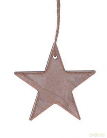Gwiazda zawieszka naturalna 8 cm