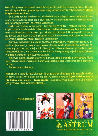 Haiku Magiczna moc słowa - Maria Bury [KSIĄŻKA]