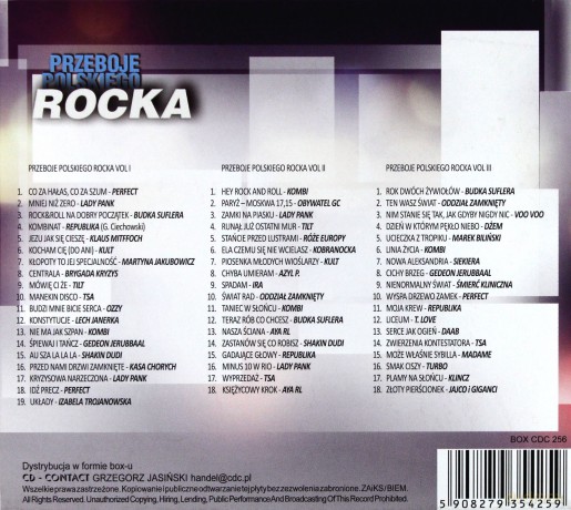Przeboje Polskiego Rocka [3CD]