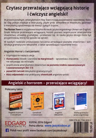 Angielski HORROR z ćwiczeniami The Rotten Town - Tom Law [KSIĄŻKA]